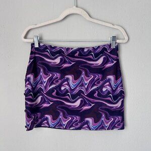 Superdown GROOVY AF mini skirt Size L